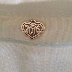 Heart with 2016 Charm